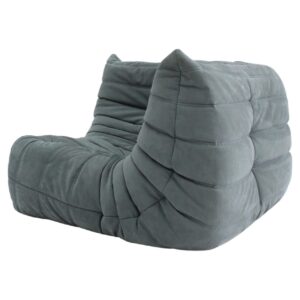 Coin Togo en gris Alacantra de Michel Ducaroy pour Ligne Roset